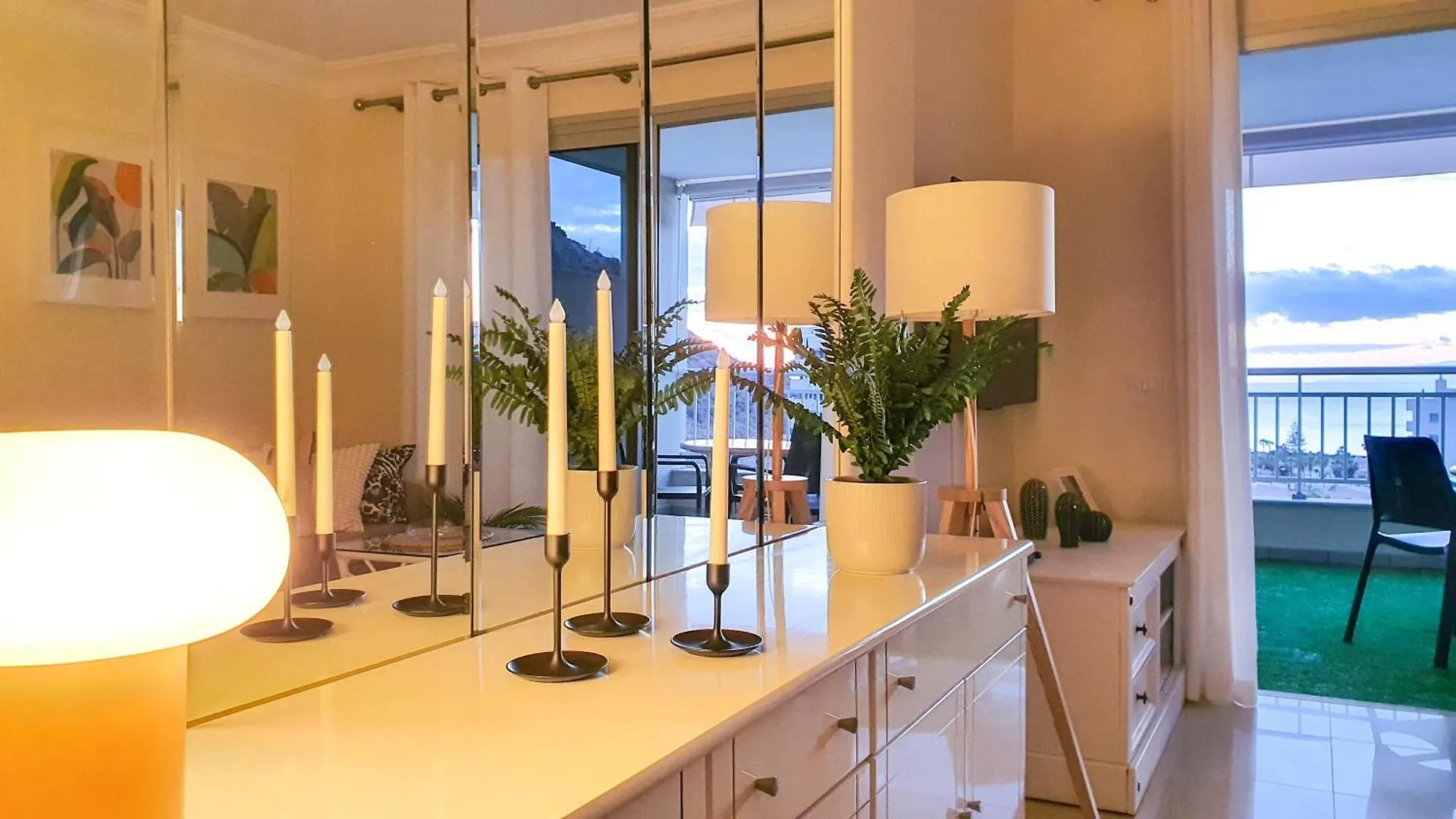 Апартаменты Ocean View With Sunset In Palm Mar- Pool- Wifi - Parking  Эль-Пальмар