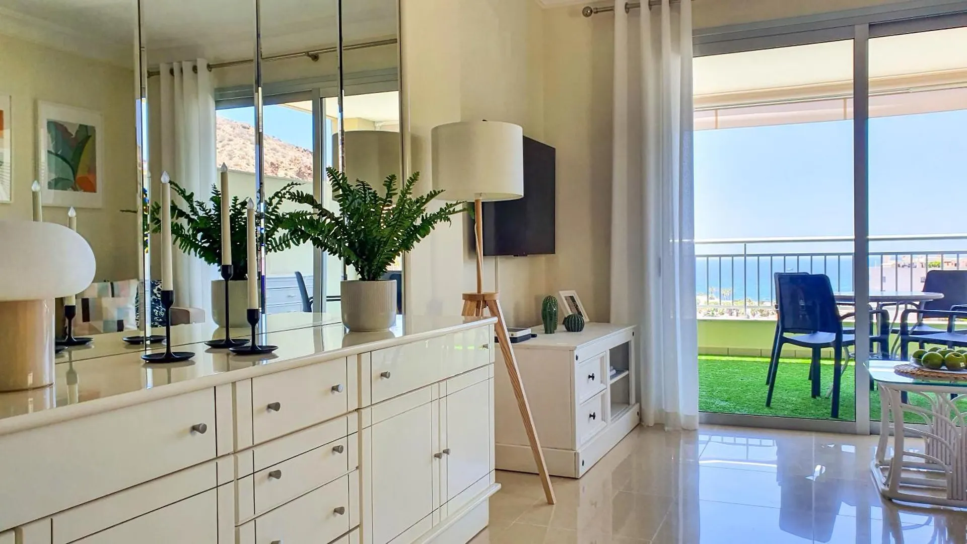 شقة Ocean View With Sunset In Palm Mar- Pool- Wifi - Parking إسبانيا