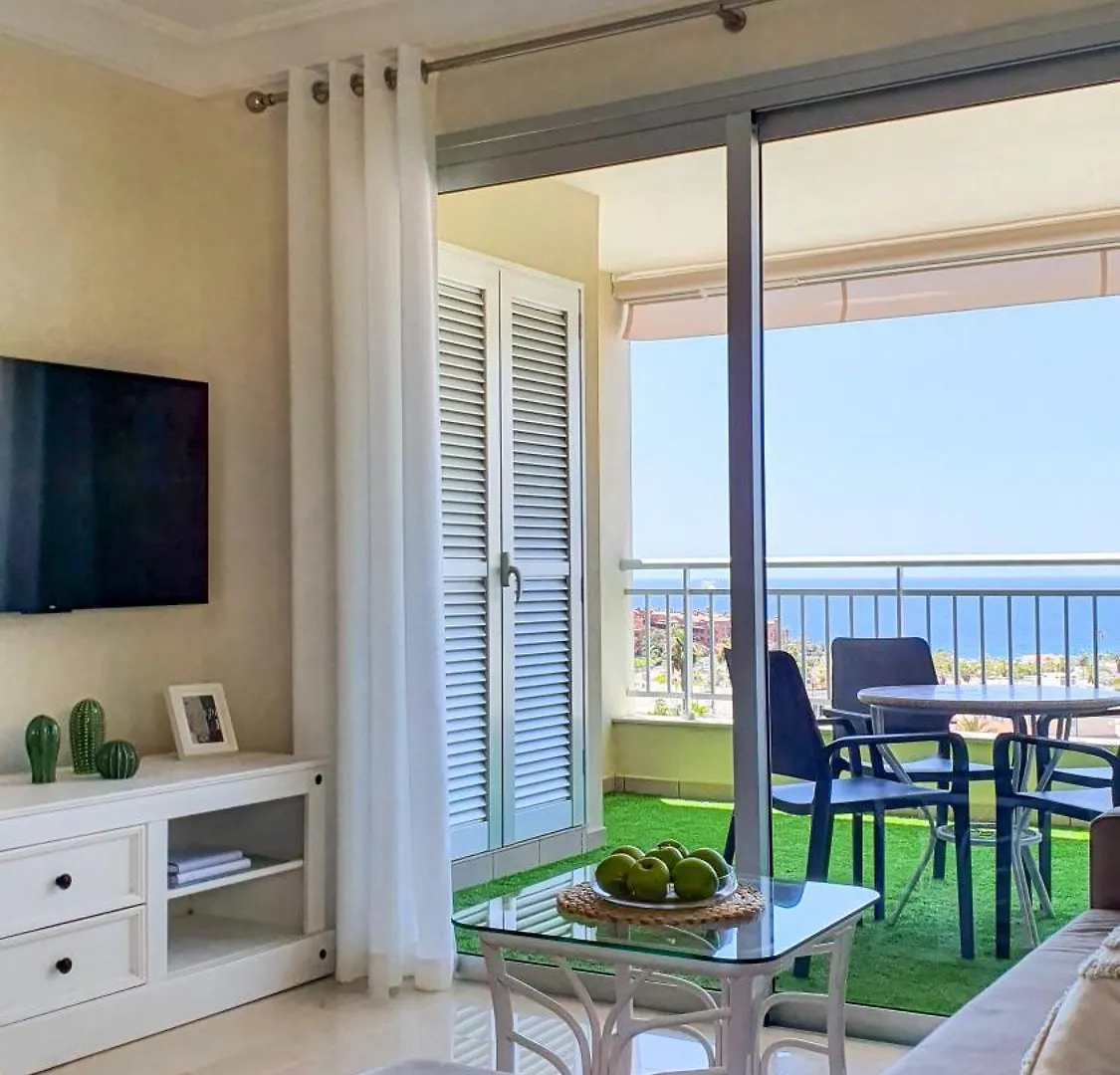 شقة Ocean View With Sunset In Palm Mar- Pool- Wifi - Parking