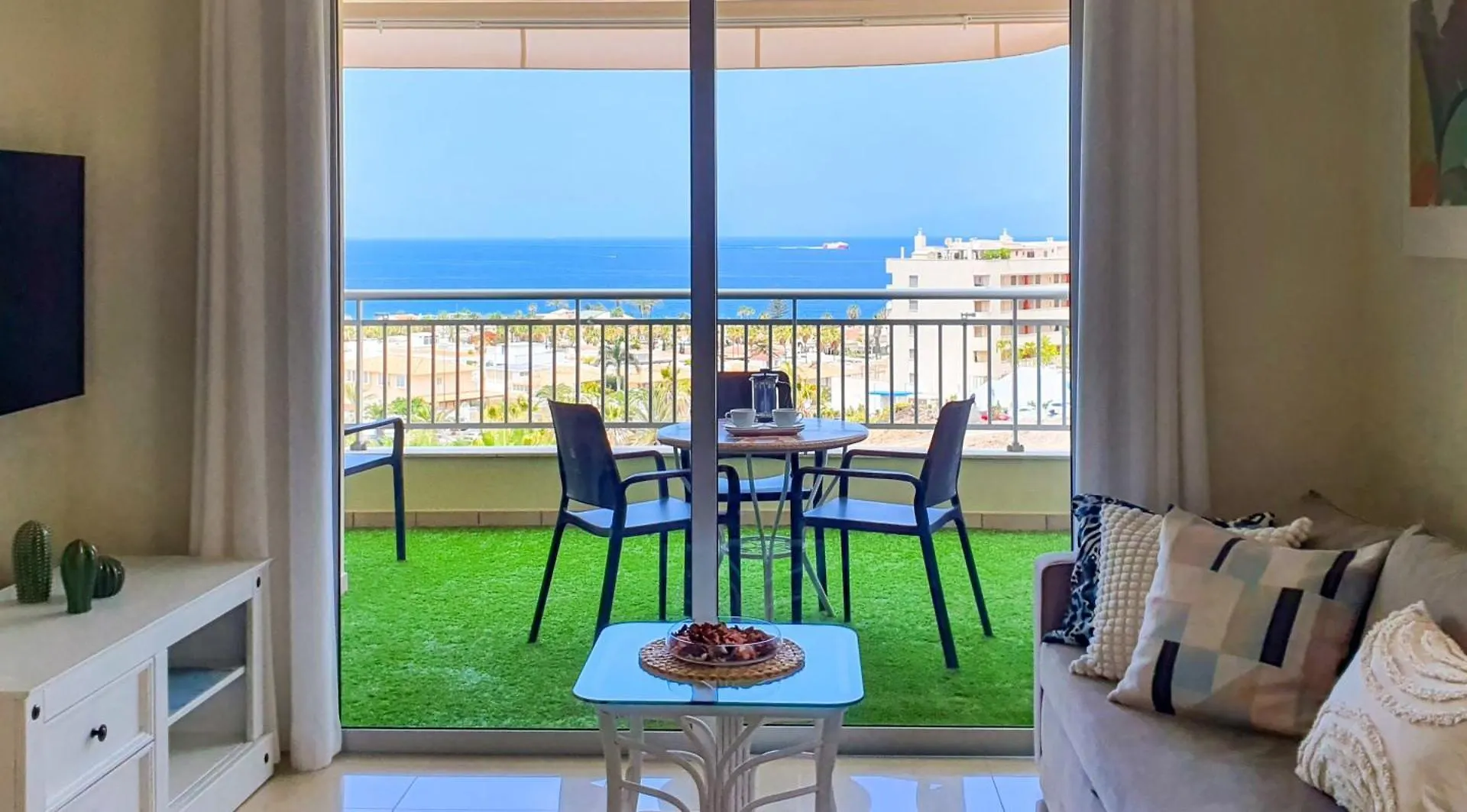Апартаменты Ocean View With Sunset In Palm Mar- Pool- Wifi - Parking